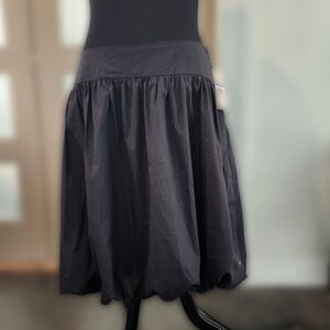 Nanette Lepore Black A-Line Skirt